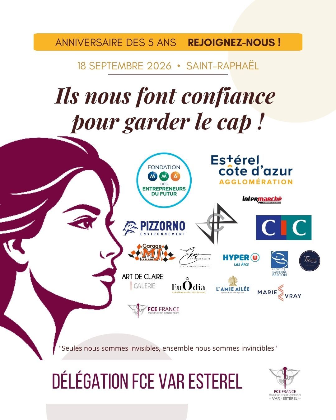 FCE Cap sur l'Audace, les 5 ans de FCE Var Estérel et Journée transfrontalière